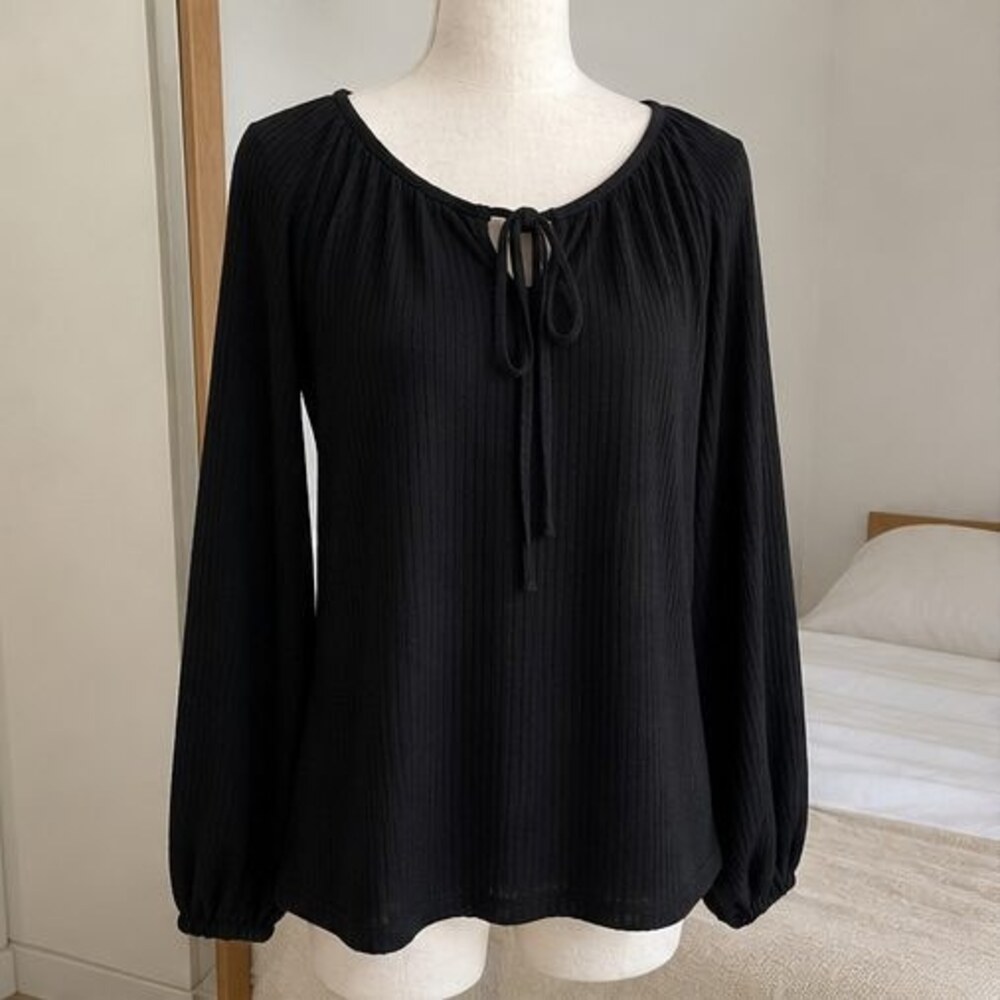 Black Tunic Blouse